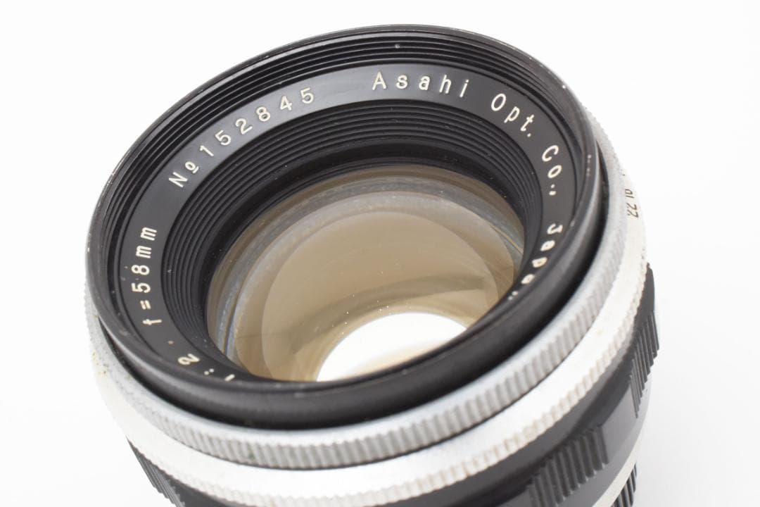 【希少レンズ】 Asahi Takumar 58mm F2 Y180