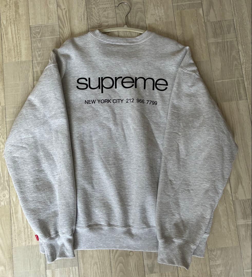 Supreme 23fw Supreme NYC Crewneck 美品