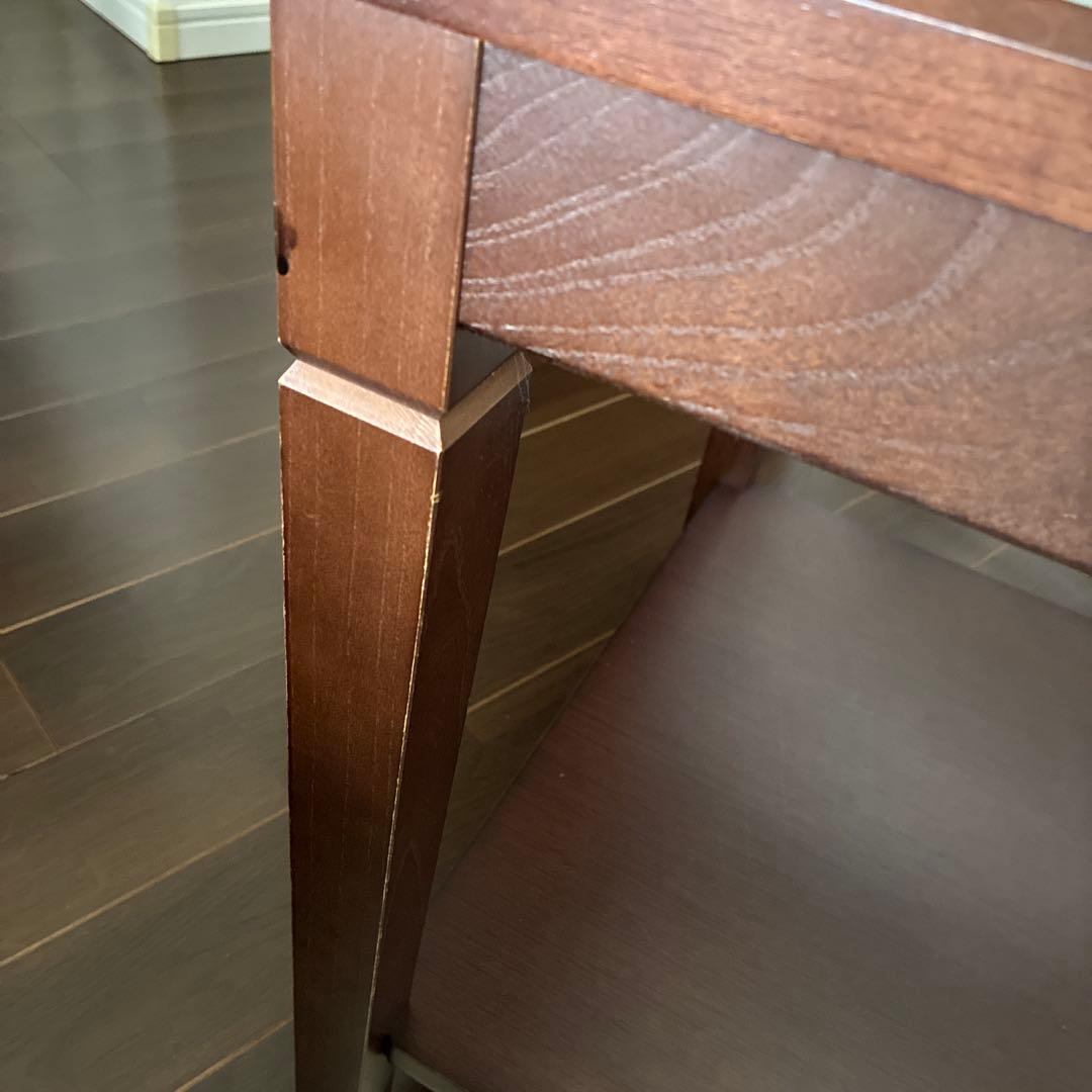 マルニ木工　maruni　ネストテーブル　ガラスサイドテーブル