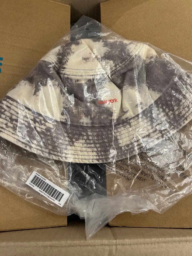 帽子 Supreme DENIM CRUSHER BLEACHED S/M