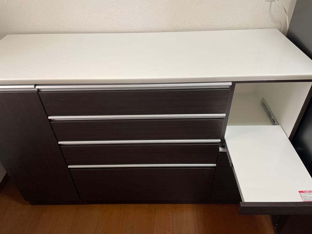 きーちゃん　ニトリキッチンカウンター　レジューム150