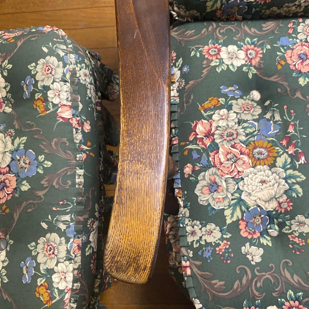 【Okami】飛騨の家具　両手摺つき　1脚