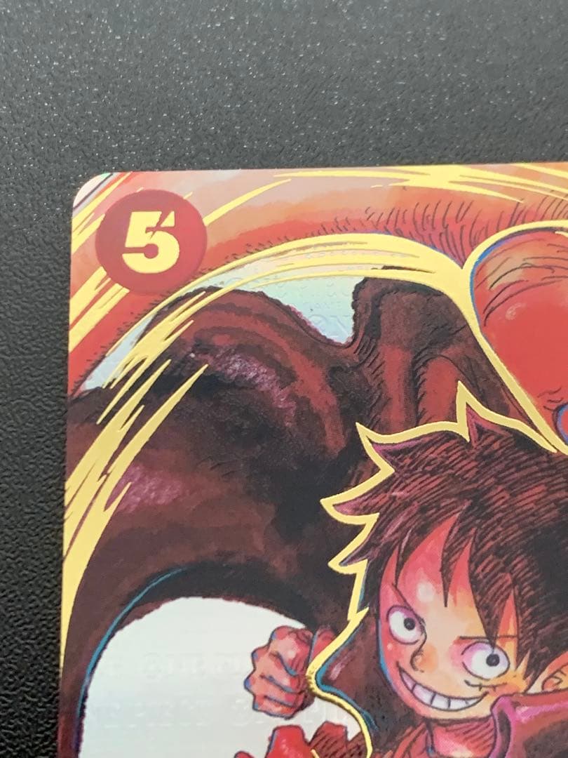 ワンピースカード モンキー・D・ルフィ サイン入り 尾田栄一郎 ST01-012