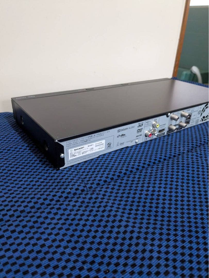SHARP ブルーレイプレーヤー ブラック