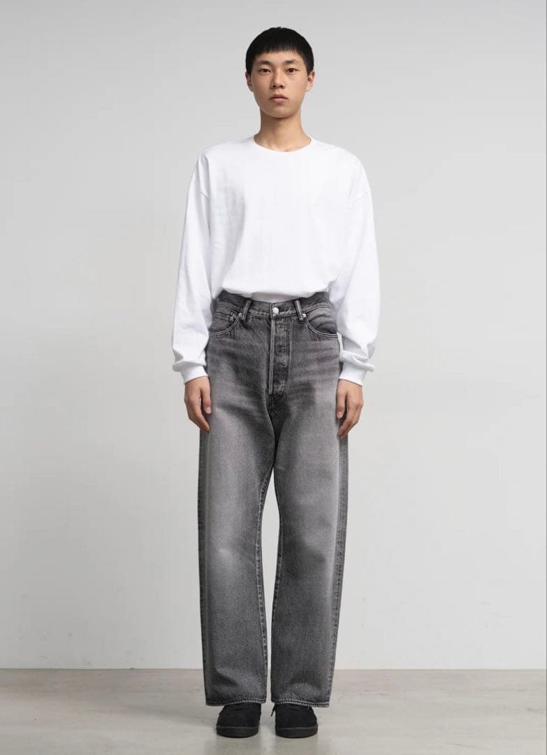 パンツ Graphpaper Selvage Denim LIGHT FADE