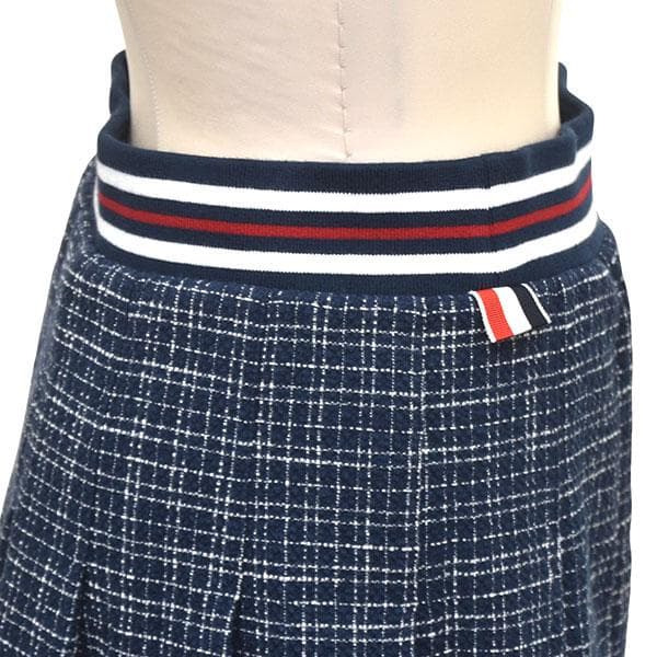 ほぼ新品❤️トムブラウン ツイード ミニ プリーツスカート 38
