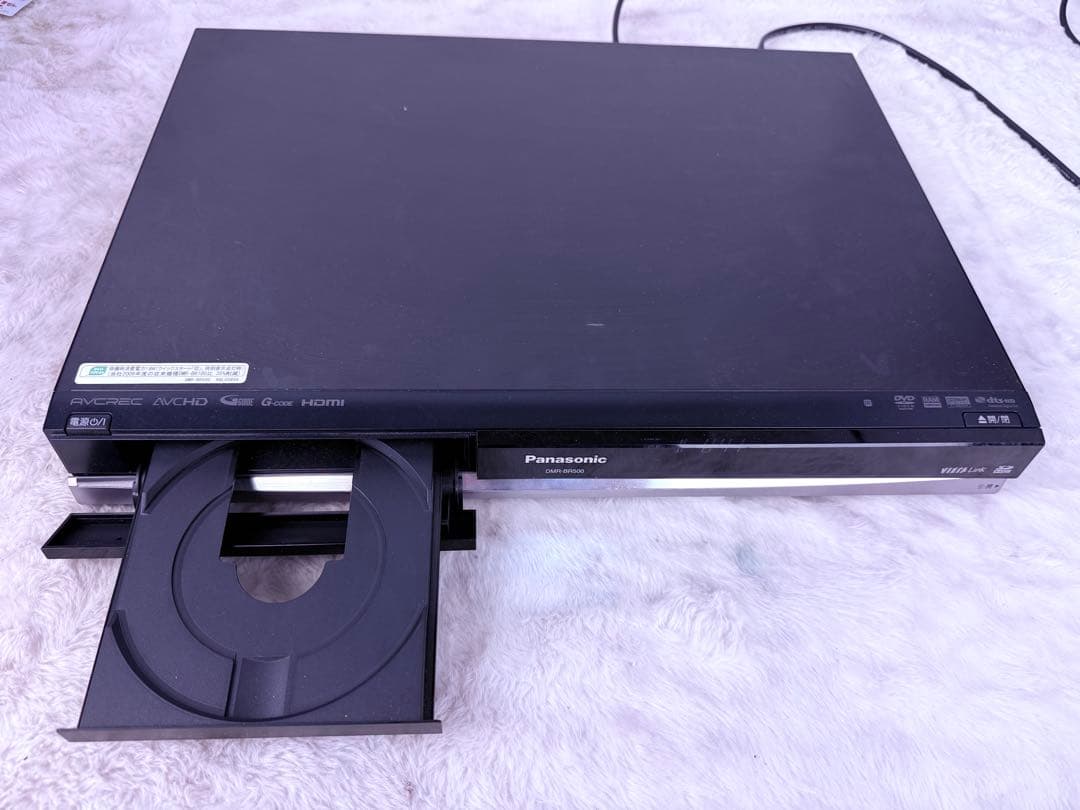 すぐに視聴可能♪Panasonic ブルーレイ DIGA DMR-BR500-K