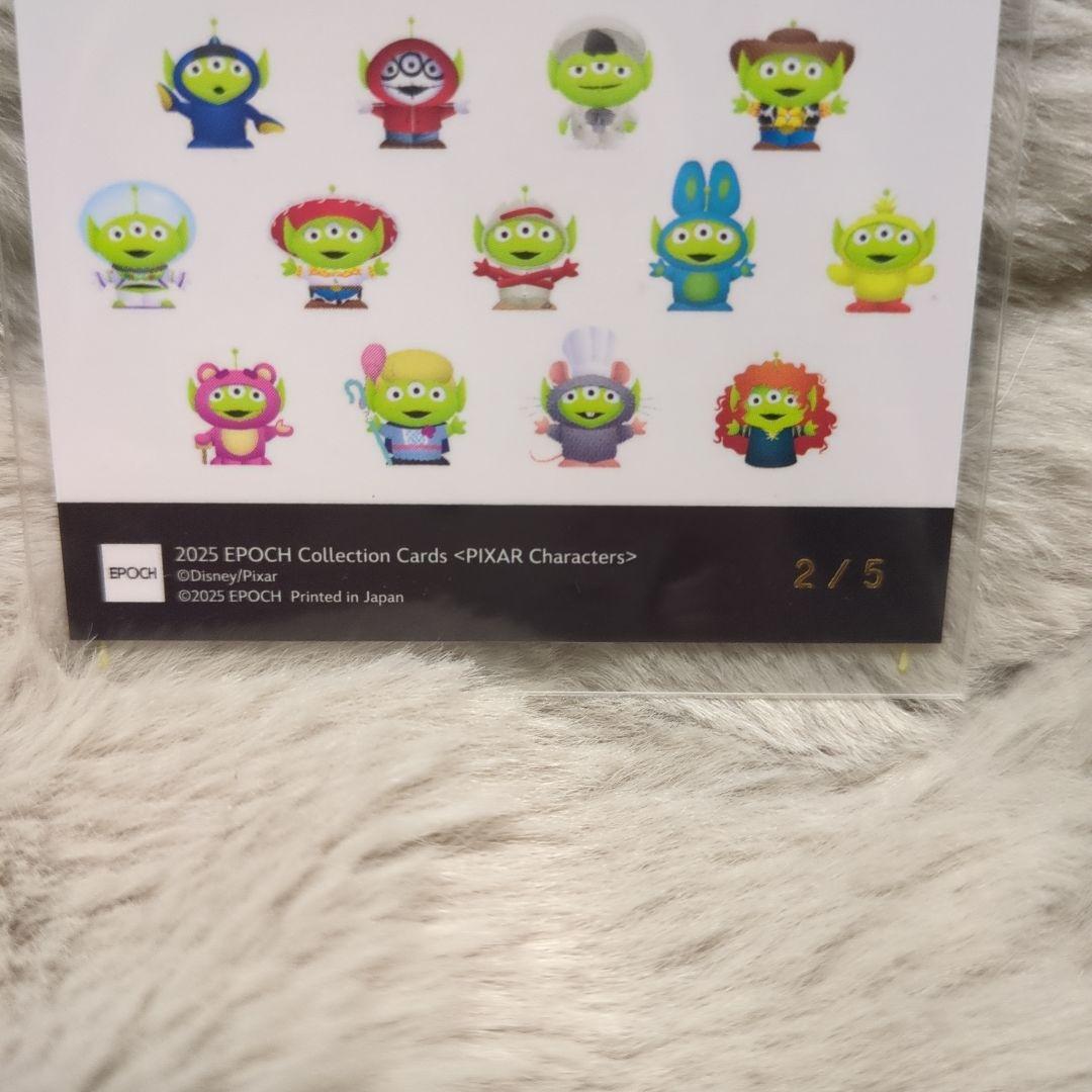 2025EPOCHピクサーコレクションカード　リトルグリーンメン 2/5