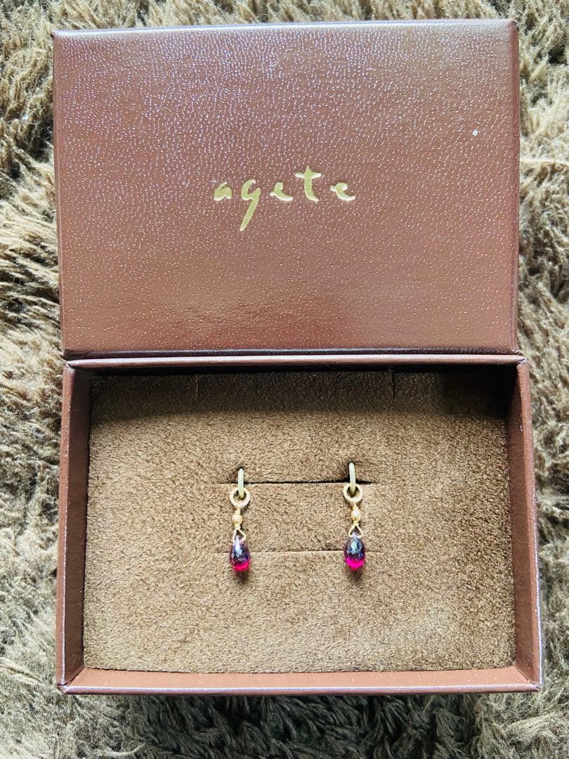 最終価格 agete アガット チャーム ピンクトルマリン