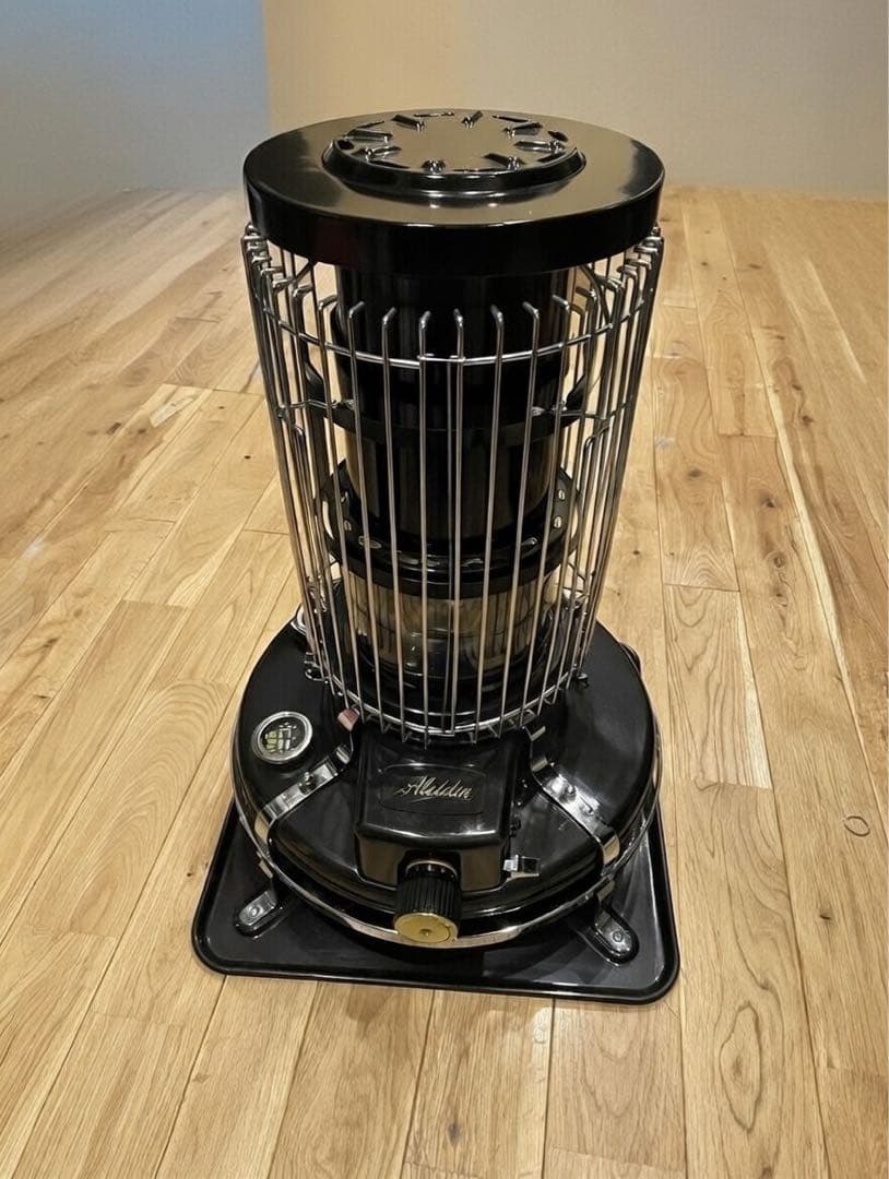 美品❗️Aladdin ブルーフレームヒーター 希少ブラック BF3903