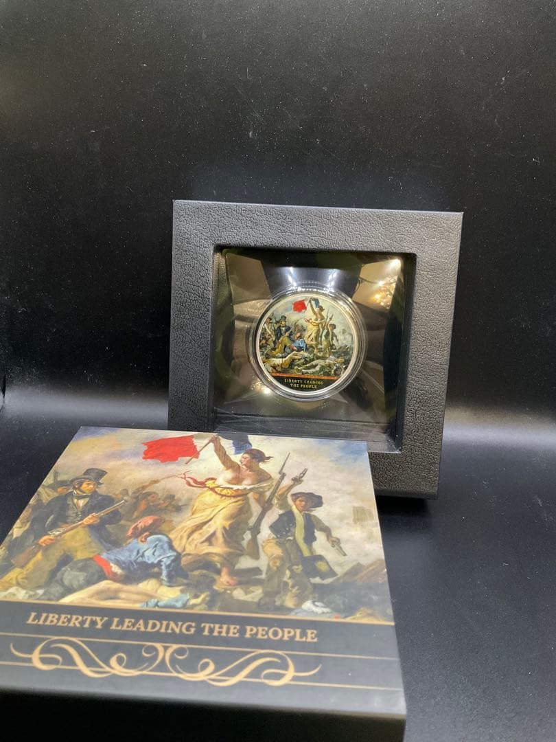 2022年カメルーン　民衆を導く自由の女神　純銀　プルーフ銀貨