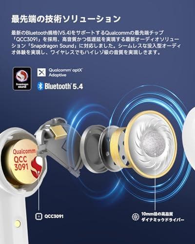 【VGP 2025 金賞】EarFun Air Pro 4 ワイヤレスイヤホンm