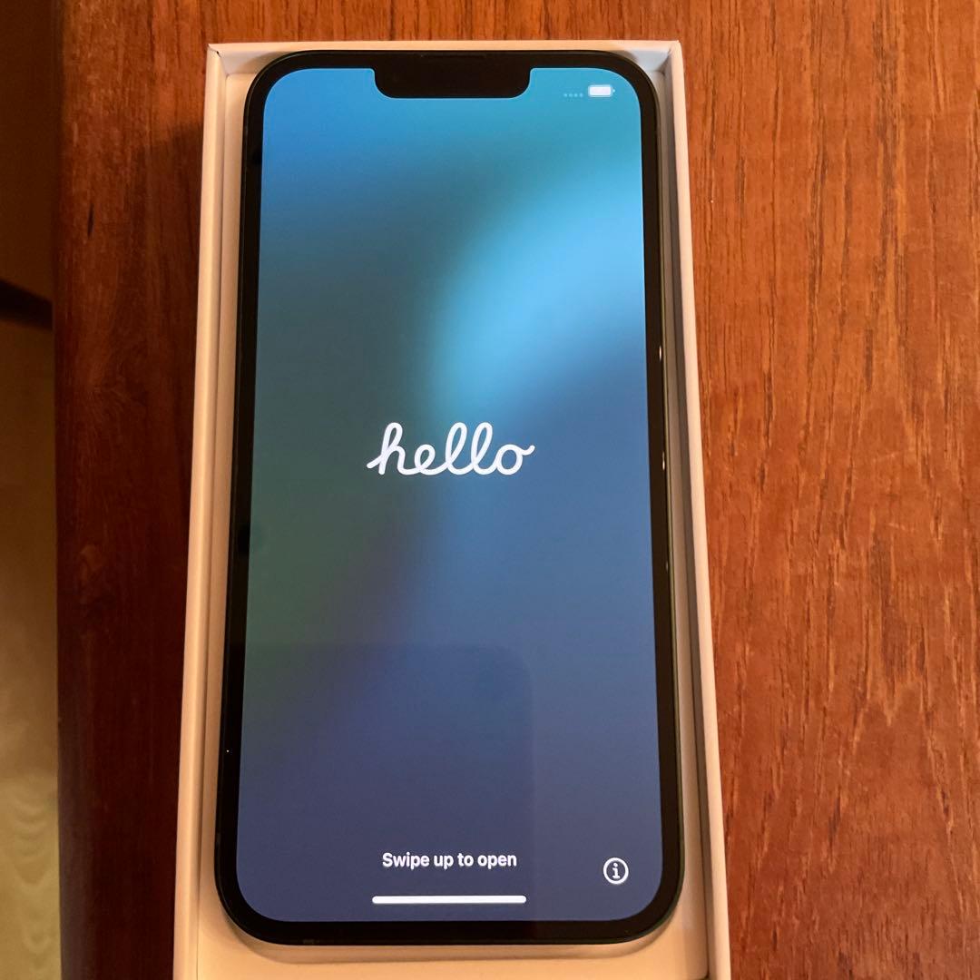 美品　Apple iPhone 13 本体　ミッドナイトグリーン