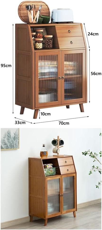 食器棚 収納棚 キッチンカウンター キッチンキャビネット 北欧風 簡単組立