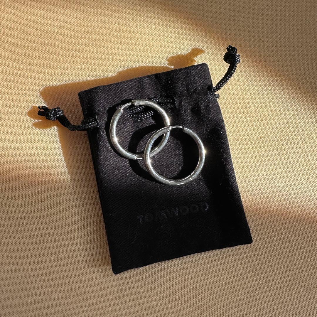 TOMWOOD classic hoop large フープピアス　シルバー