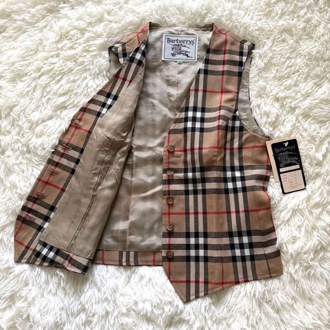 新品タグ付✨90’s Burberrys バーバリーノバチェック ジレ　ベスト
