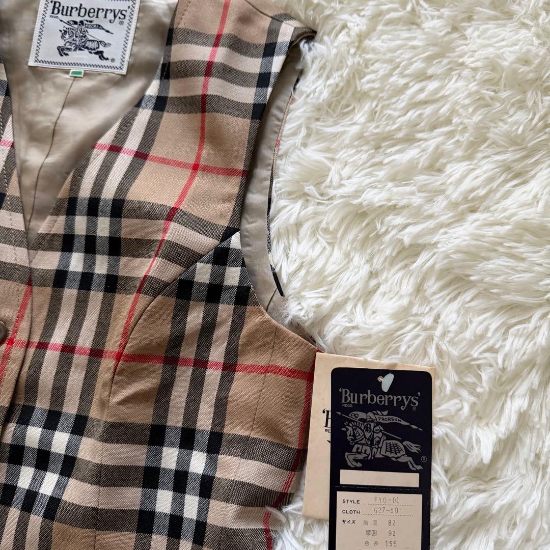 新品タグ付✨90’s Burberrys バーバリーノバチェック ジレ　ベスト