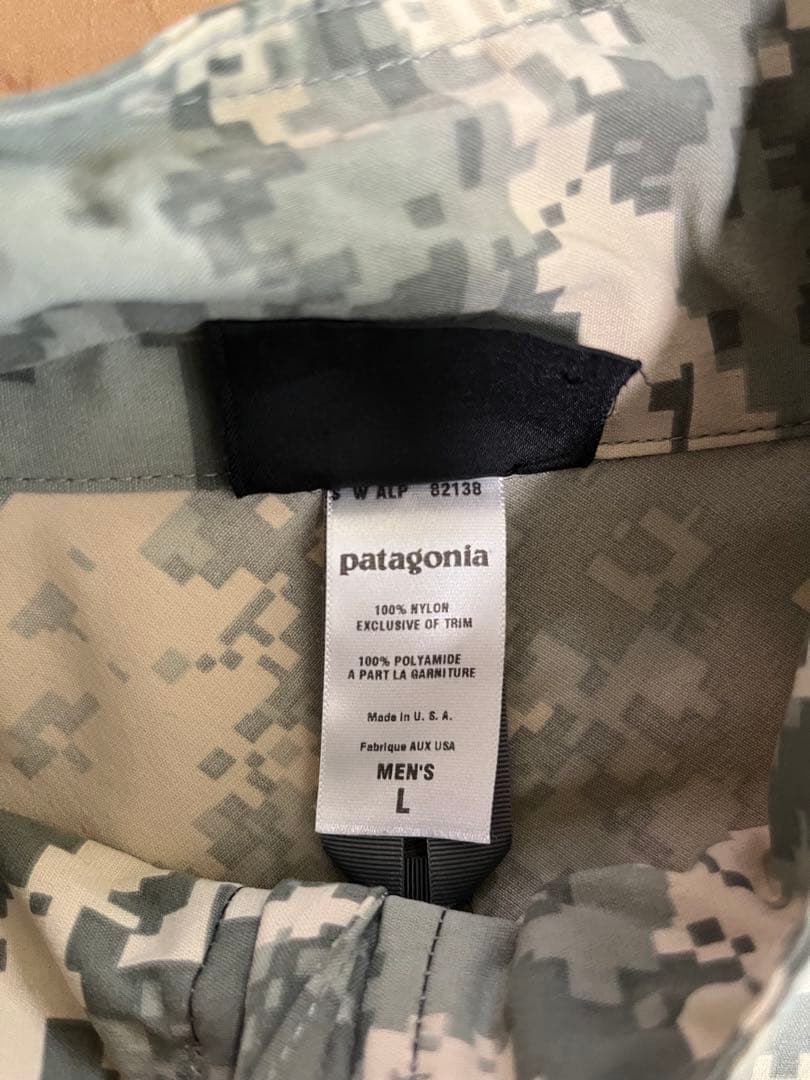 patagonia MARS LEVEL4 wind shirts デジカモ