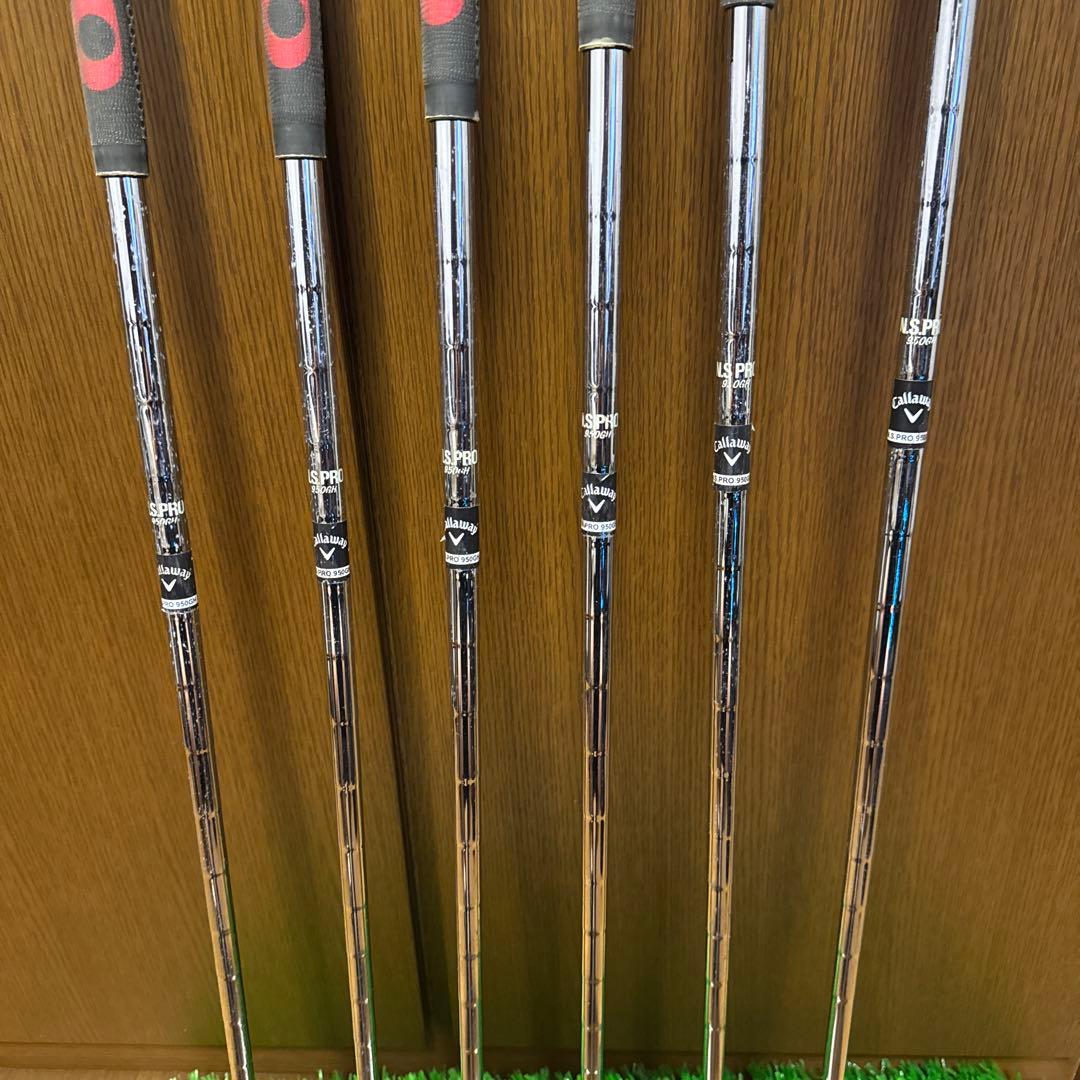 左用　Callaway SteelHeadXR アイアンセット6本（5〜9、P）