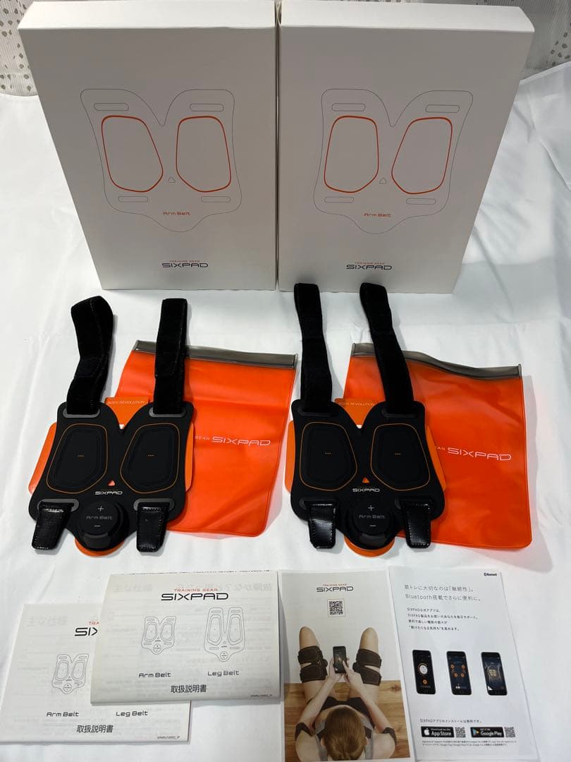 【SIXPAD（シックスパッド）】４箇所セット（腹、胸、両腕）