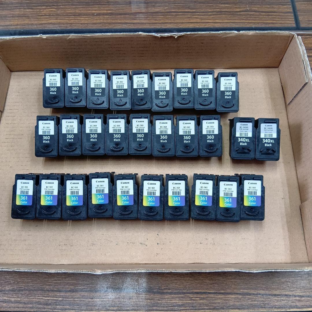 Canon インクカートリッジ 使用済み　BC-360 BC-361 340XL