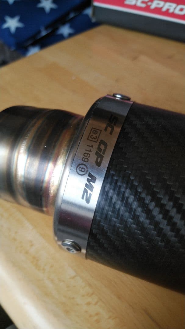 SC-PROJECT GP-M2 ZX6R スリップオンサイレンサー消音 美品