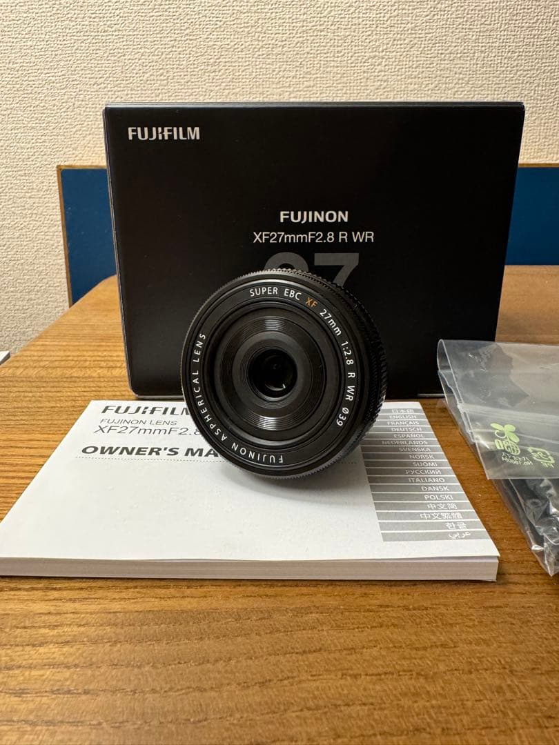 FUJIFILM XF27mm F2.8 R WR 美品
