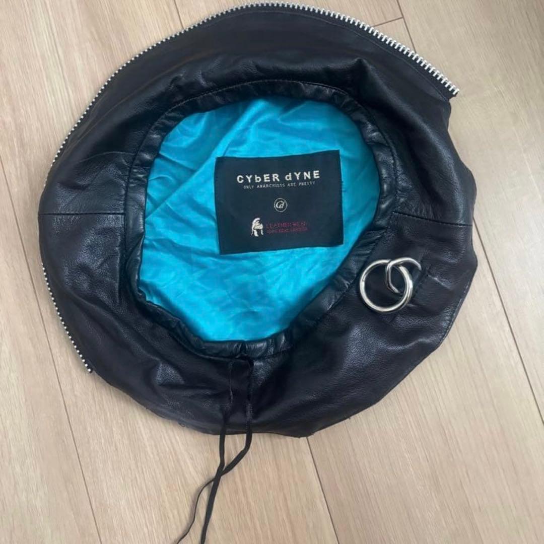 CYbER dYNE LEATHER ZIP BERET レザージップベレー
