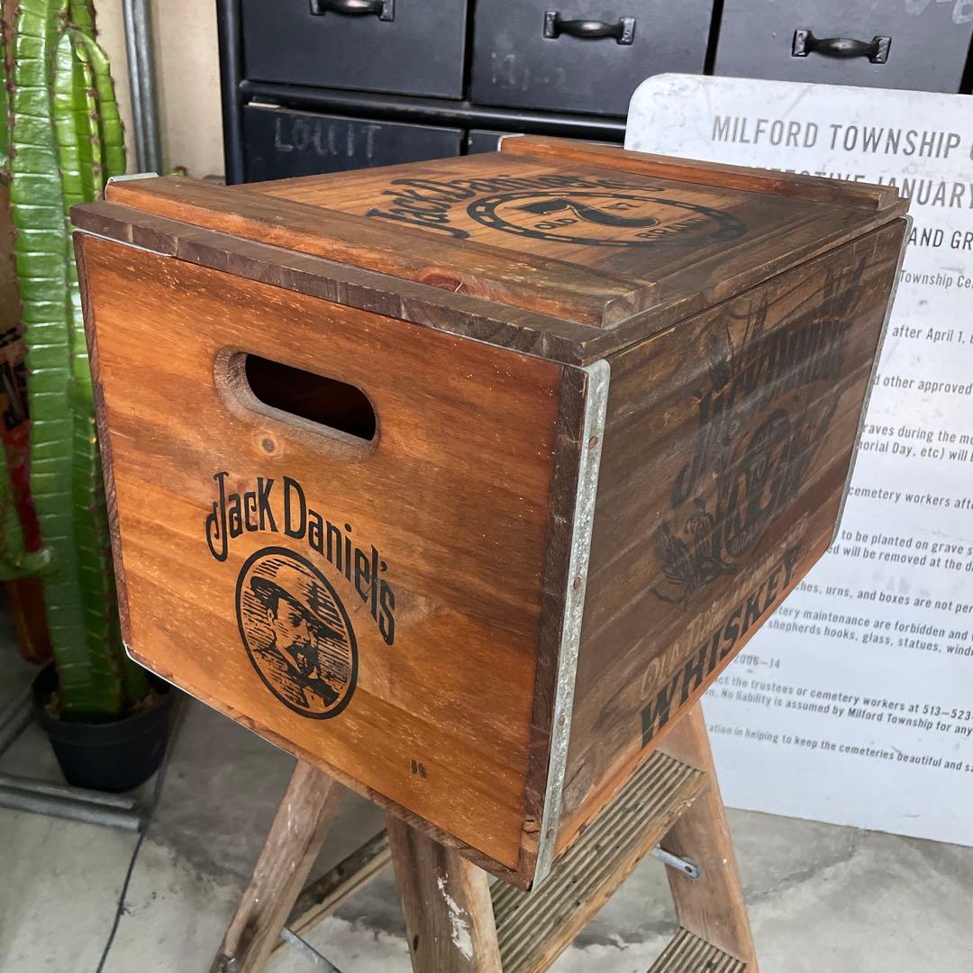 USA Jack Daniel's wooden box ジャックダニエル 木箱
