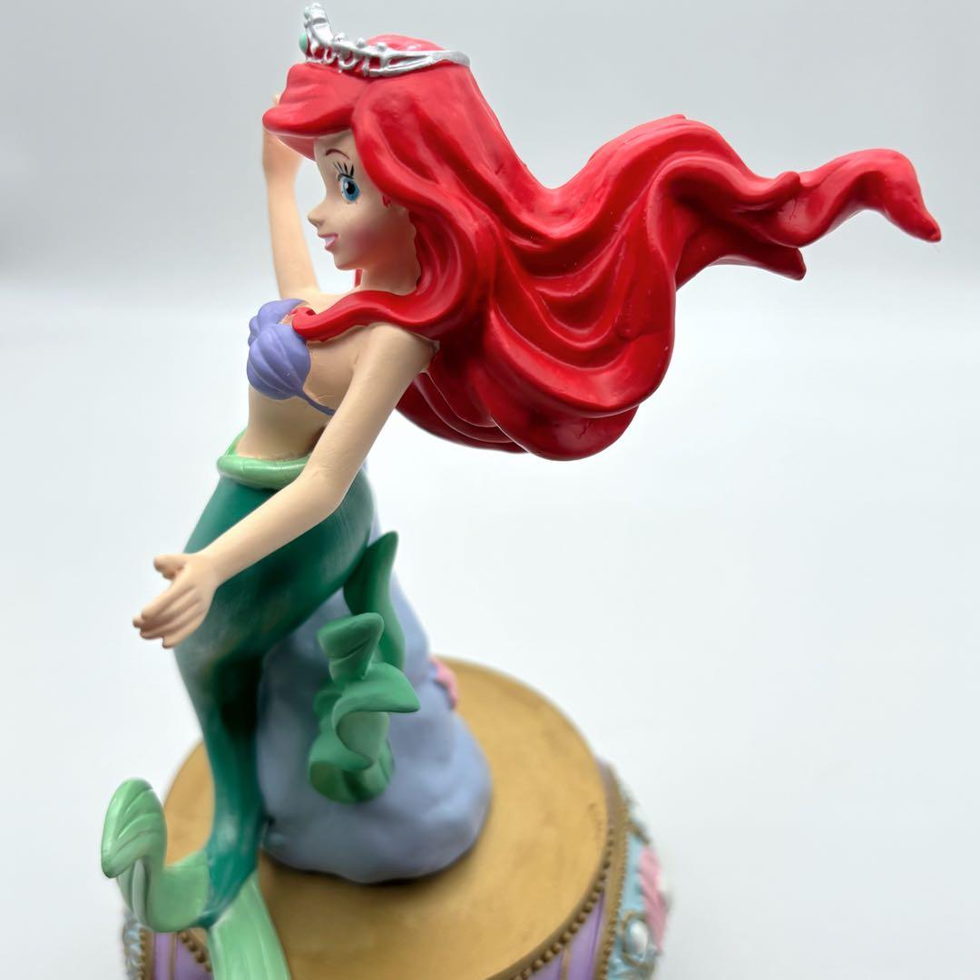 美品✨ディズニー　リトルマーメイド　アリエル オルゴール フィギュア　置物　箱付