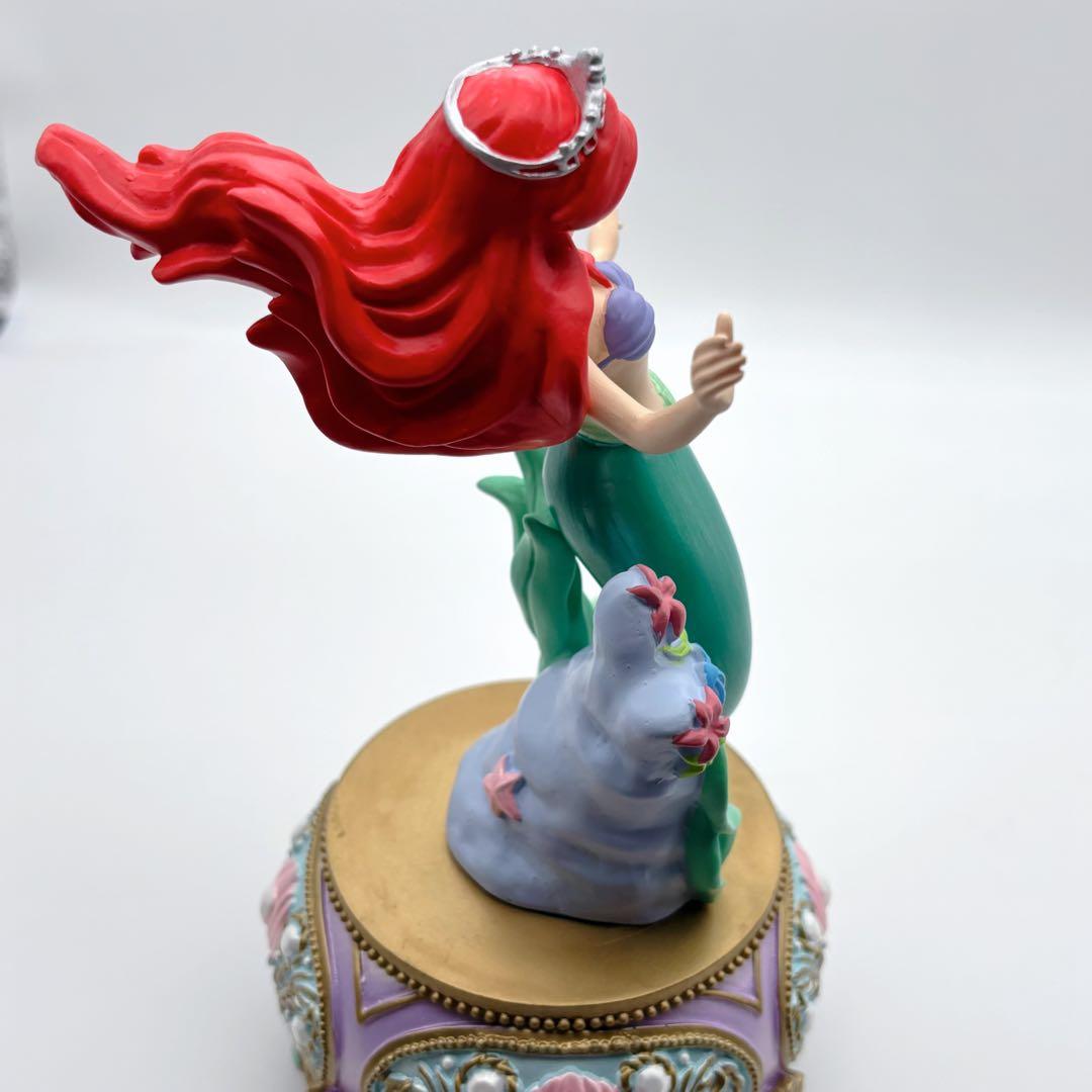 美品✨ディズニー　リトルマーメイド　アリエル オルゴール フィギュア　置物　箱付