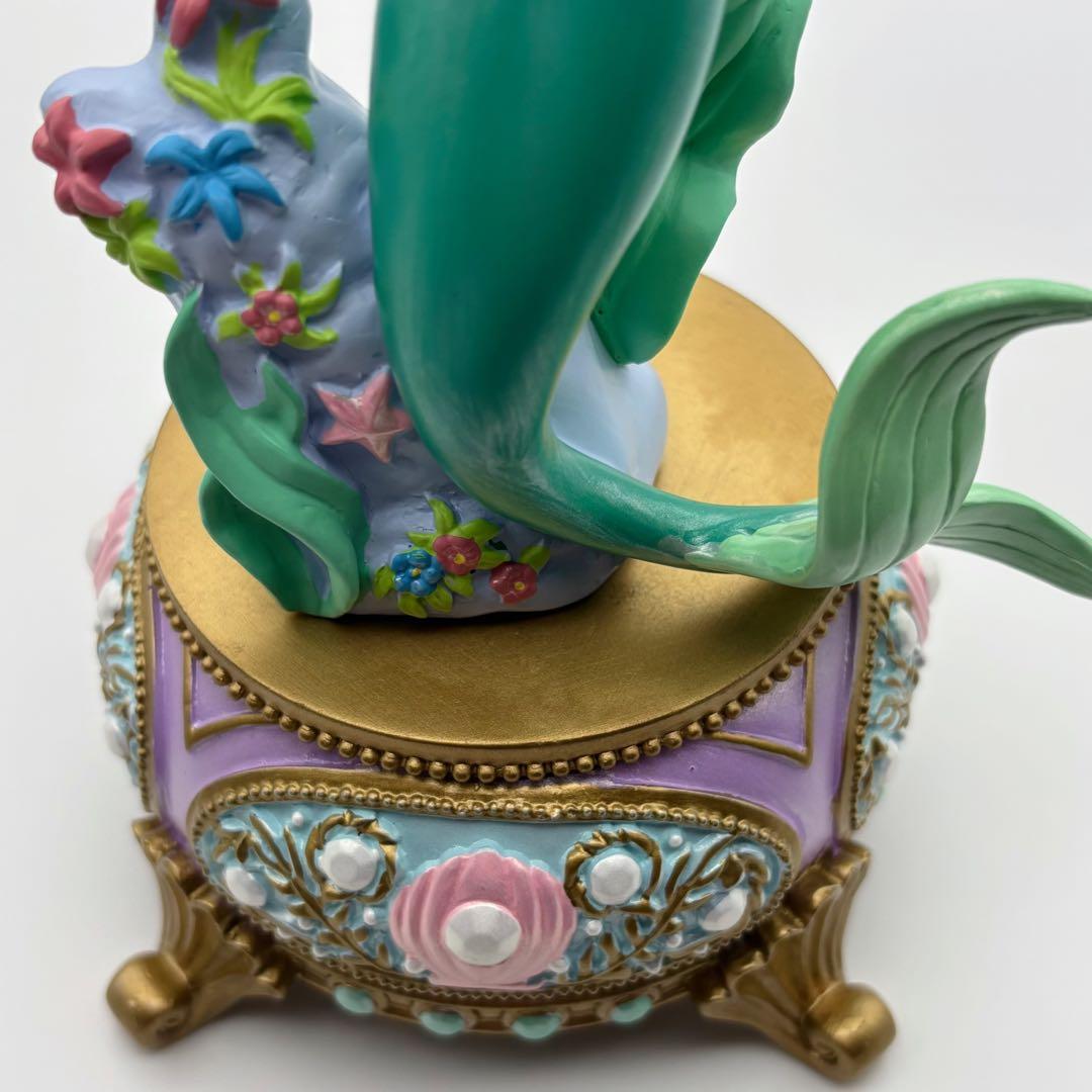美品✨ディズニー　リトルマーメイド　アリエル オルゴール フィギュア　置物　箱付