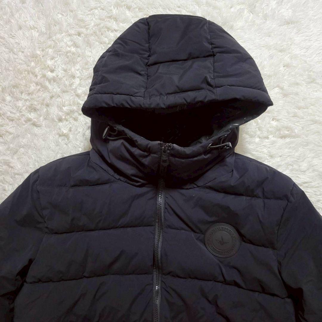 美品✨　2XL　ウノ ピゥ ウノ ウグァーレ トレ　ダウン　ワッペン　ビッグロゴ