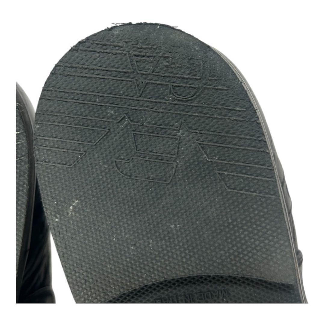 ENPORIO ARMANI黒 レザー ブーツ