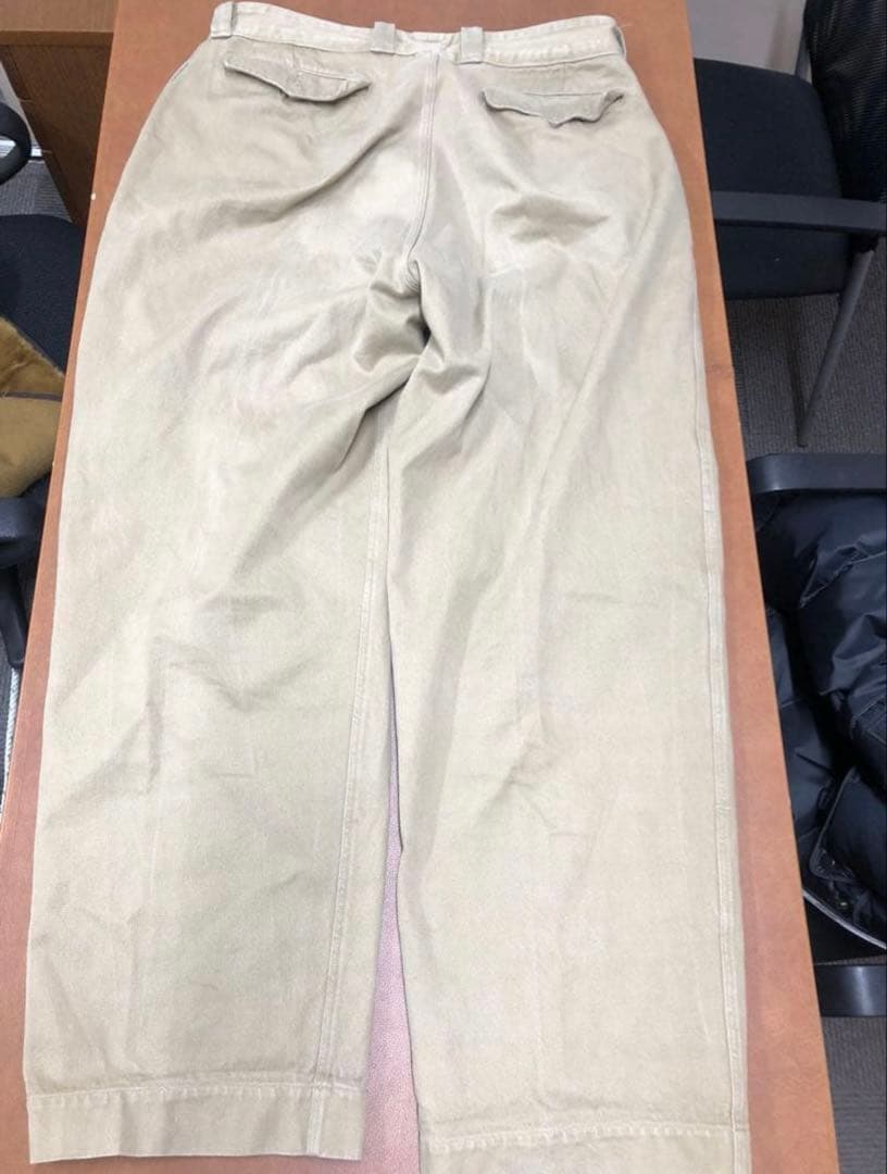 実物　フランス軍m52 チノパン　35サイズ　名作
