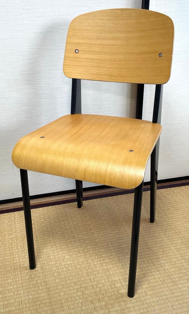 スタンダードチェア　ジャンプルーヴェ　リプロダクト 木目調