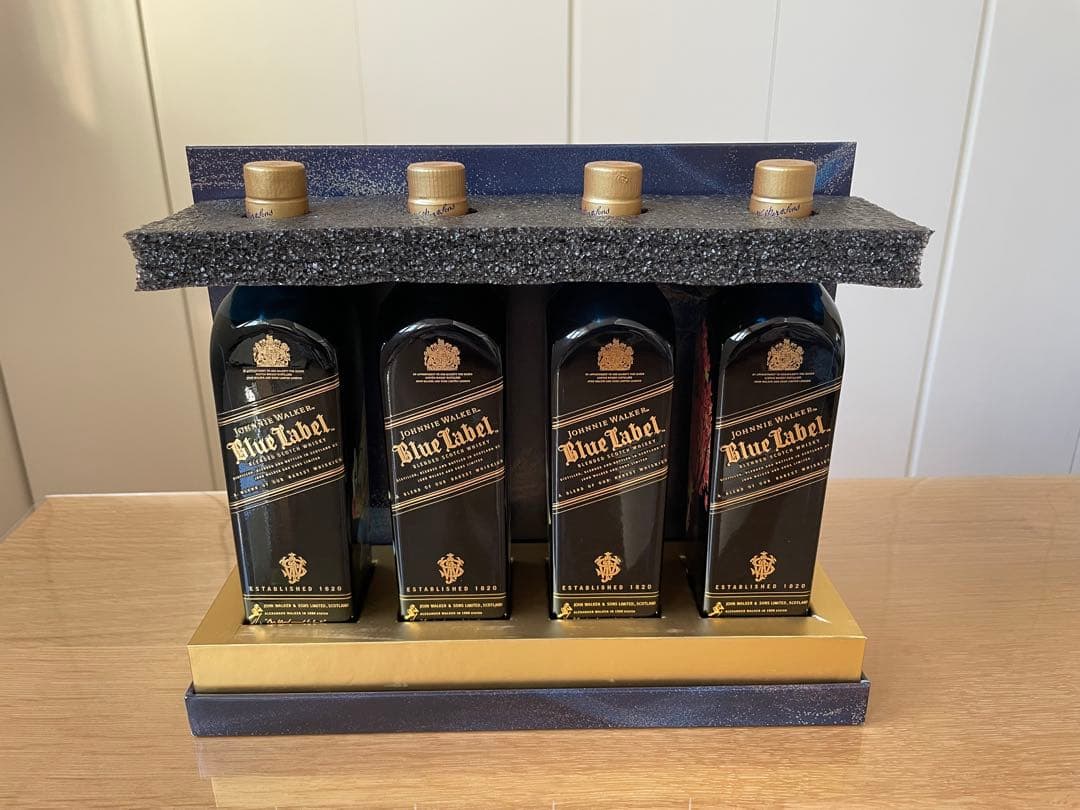 【中国限定版】ジョニーウォーカー Blue Label 200mlx4本セット