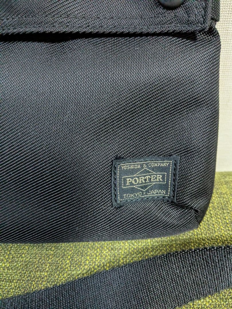 【極美品】PORTER ポーター ユニット ショルダーバッグ ナイロン ブラック