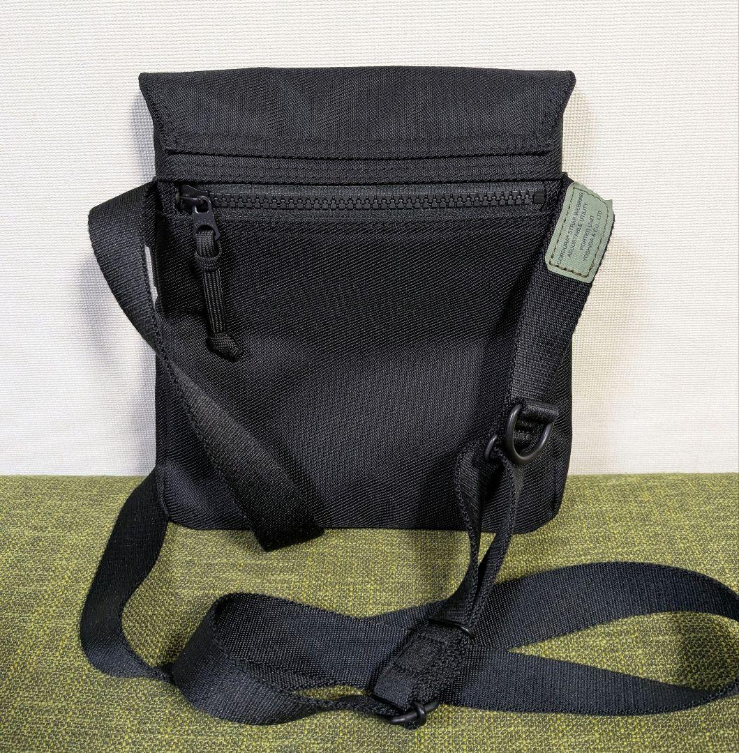 【極美品】PORTER ポーター ユニット ショルダーバッグ ナイロン ブラック