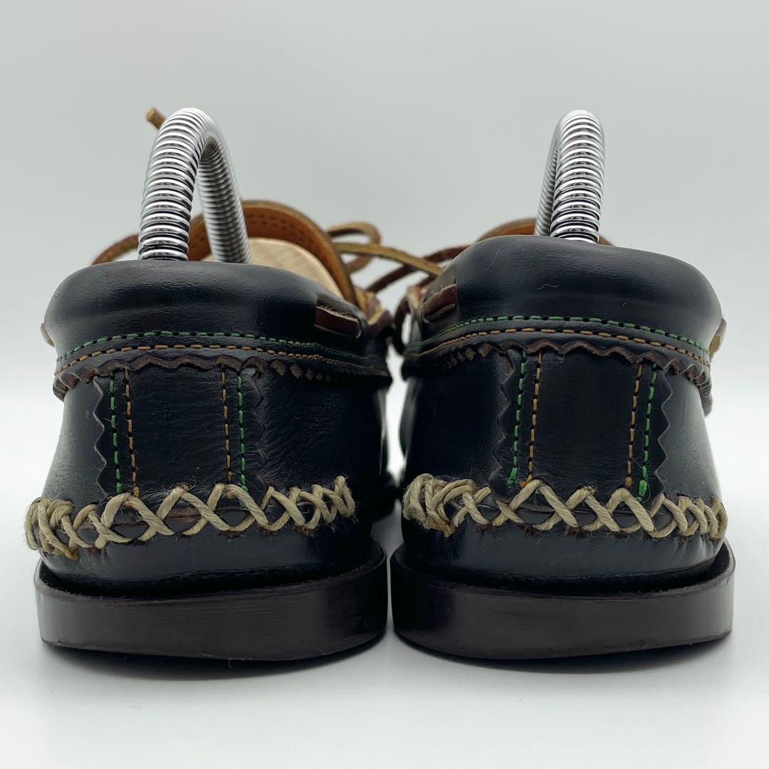 希少 USA製 YUKETEN デッキシューズ ウエスタンモック ダークブラウン