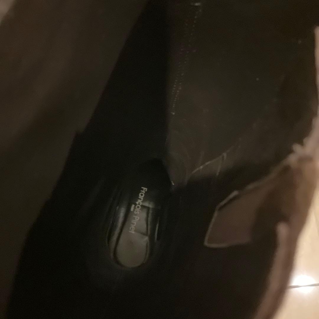 ロングブーツ　スエード　茶色ブーツ　スエードブーツ　ジョッキブーツ