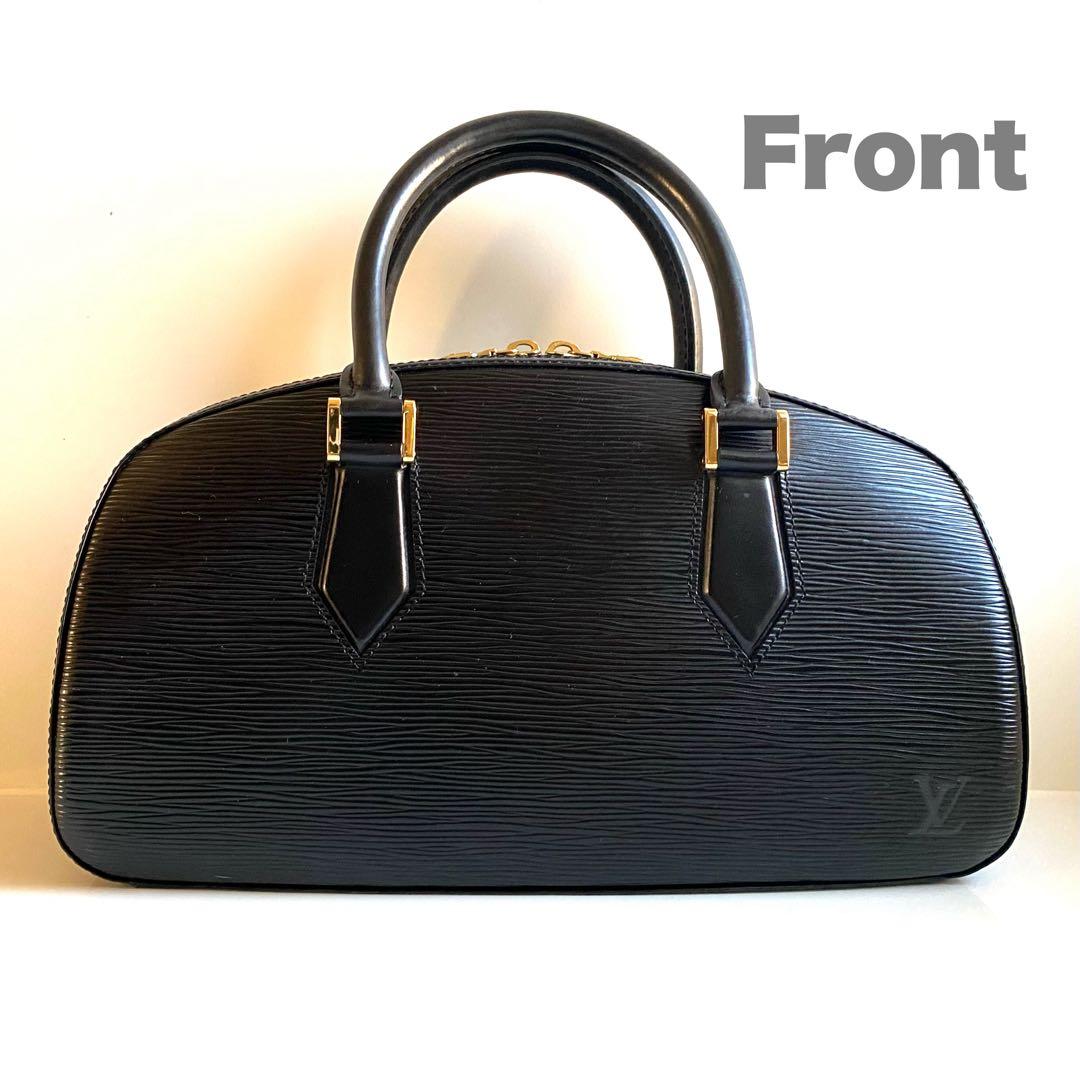 ルイヴィトン　ジャスミン　エピ　ハンドバッグ　ノワール　黒