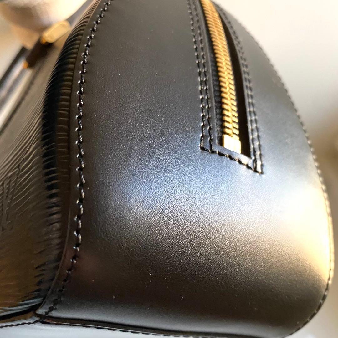 ルイヴィトン　ジャスミン　エピ　ハンドバッグ　ノワール　黒