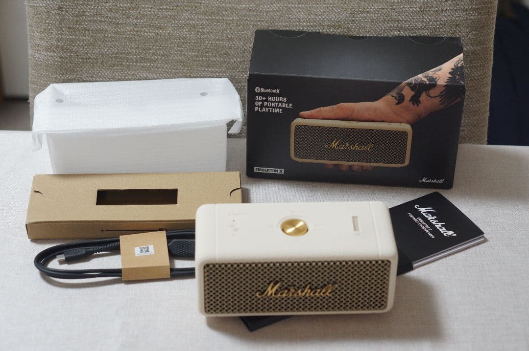 ​【極美品・付属品完備】Marshall EmbertonⅡ Creamクリーム