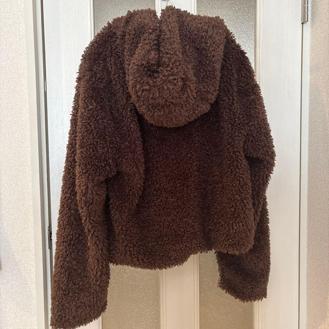 emmy同型 プードルファータッチボタンコート