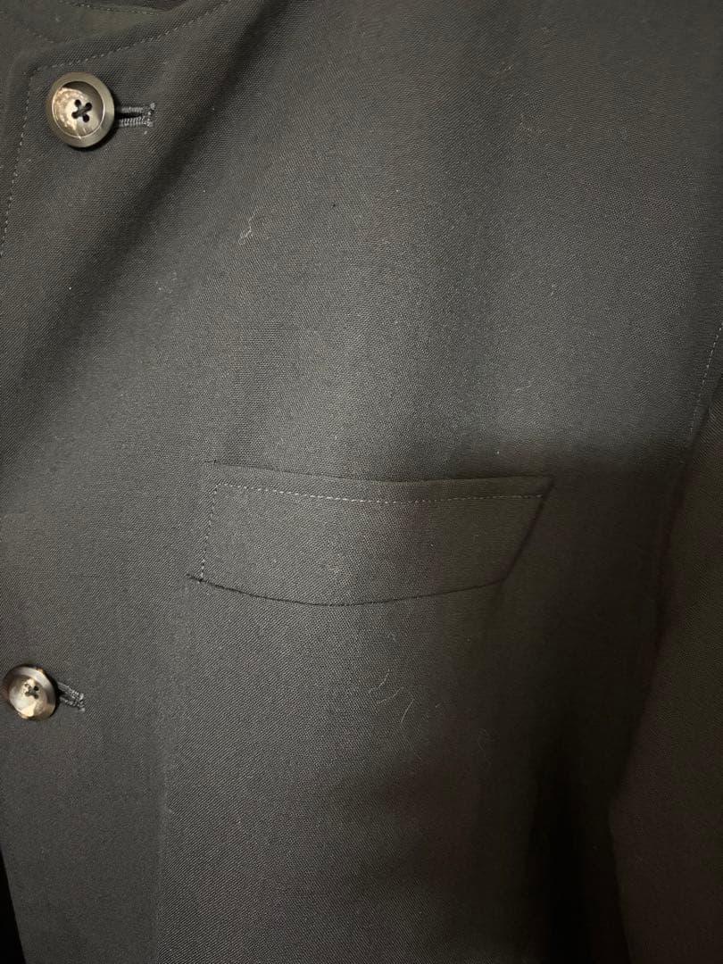 THE RERACS ブラック ノーカラージャケット