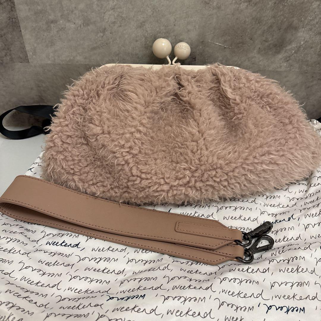 【ウィークエンド マックスマーラ】パスティチーノ がま口バッグ 2WAY