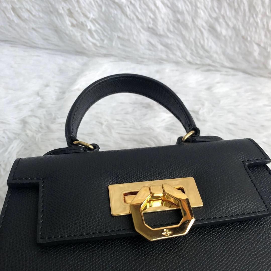 ショルダーバッグ レディース 黒 CARBOTTI カルボッティ 本革 レザー