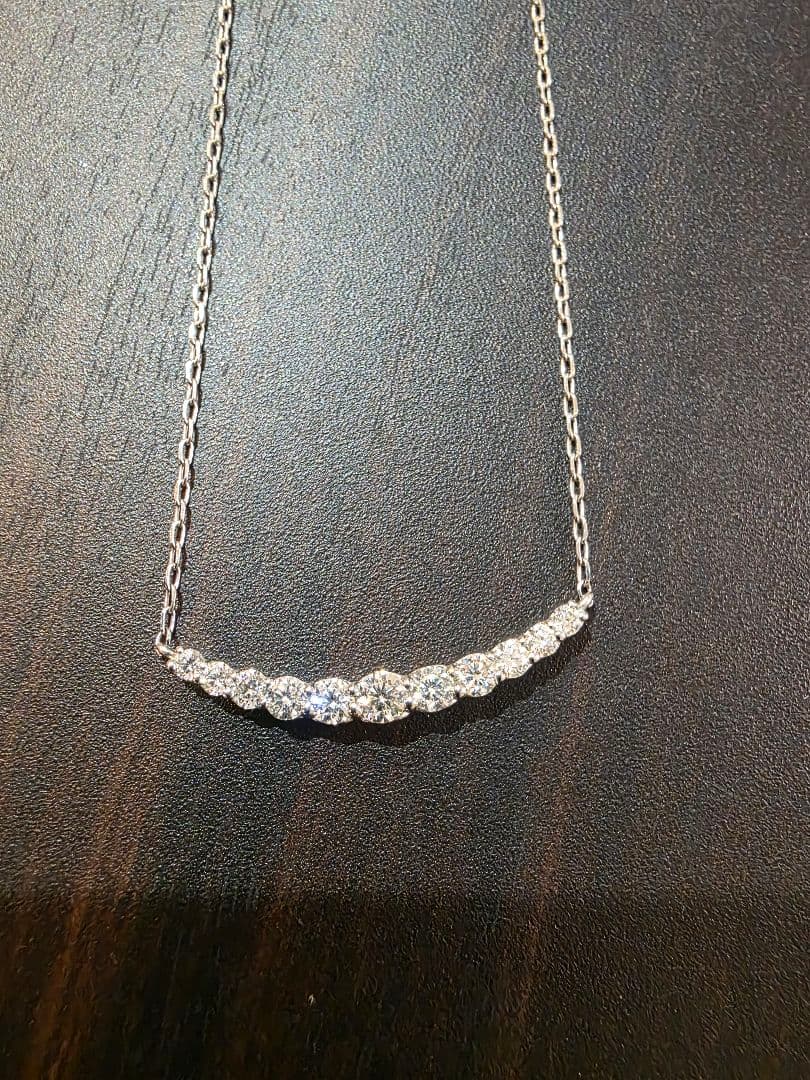 7*3様 スマイル0.5ct 天然ダイヤモンドネックレス　amazing 工房