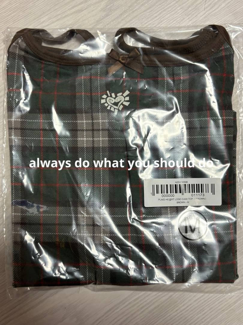 always do what you shoud do キャミソール M